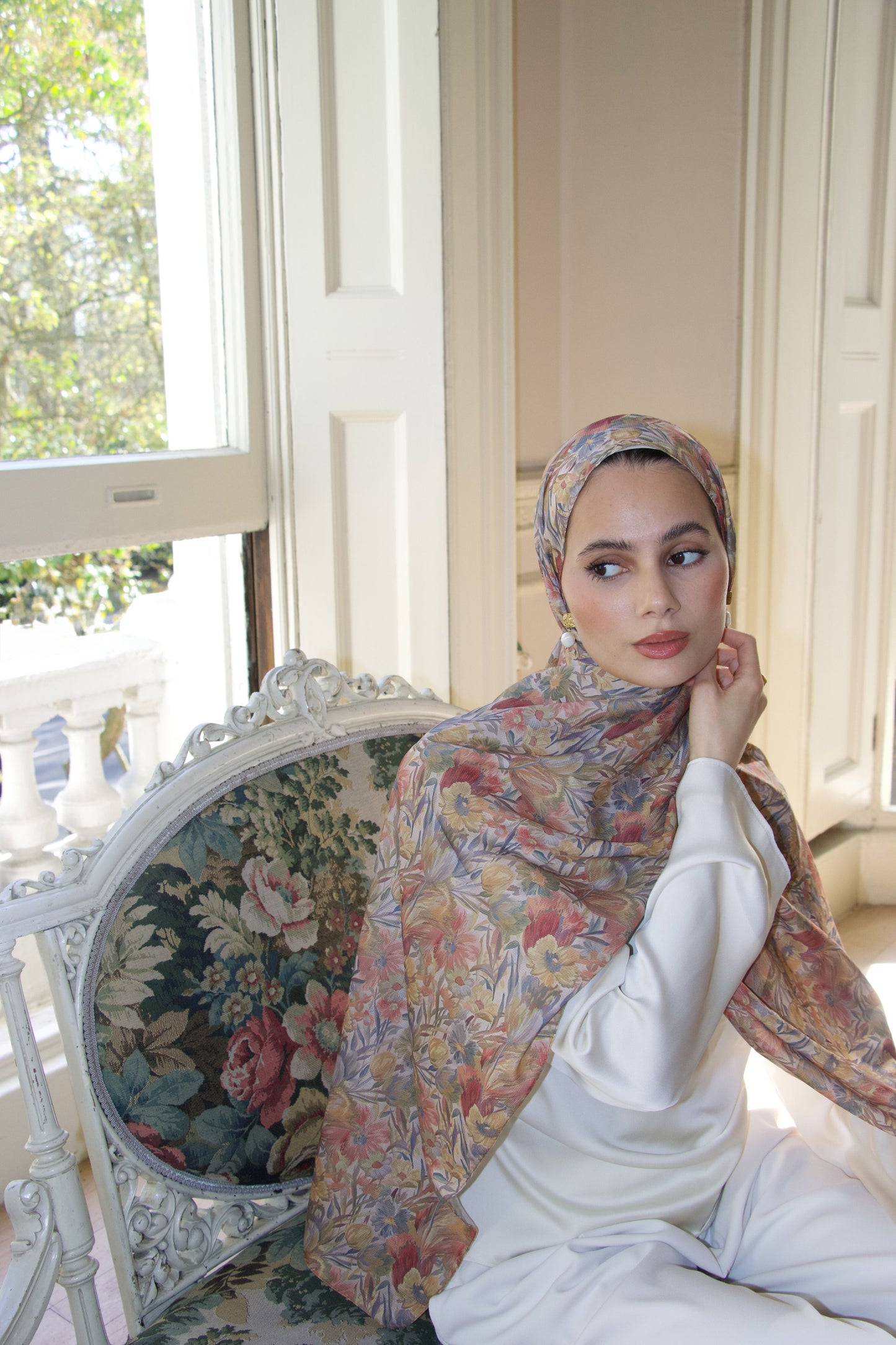 Mariyah Florals~ Printed Scarves