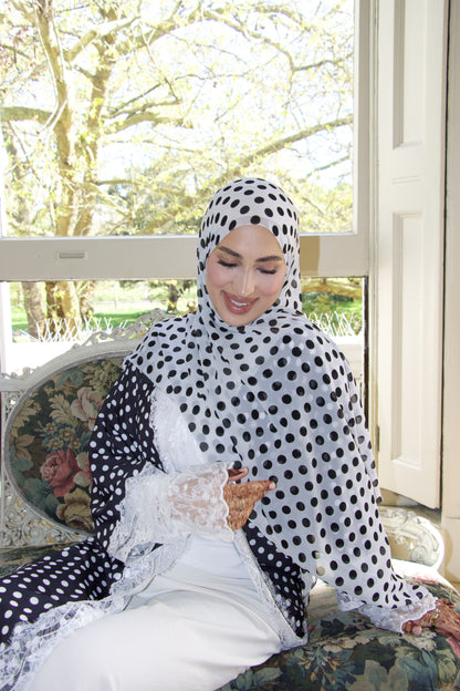 Cecilia Dots~ Printed Scarves