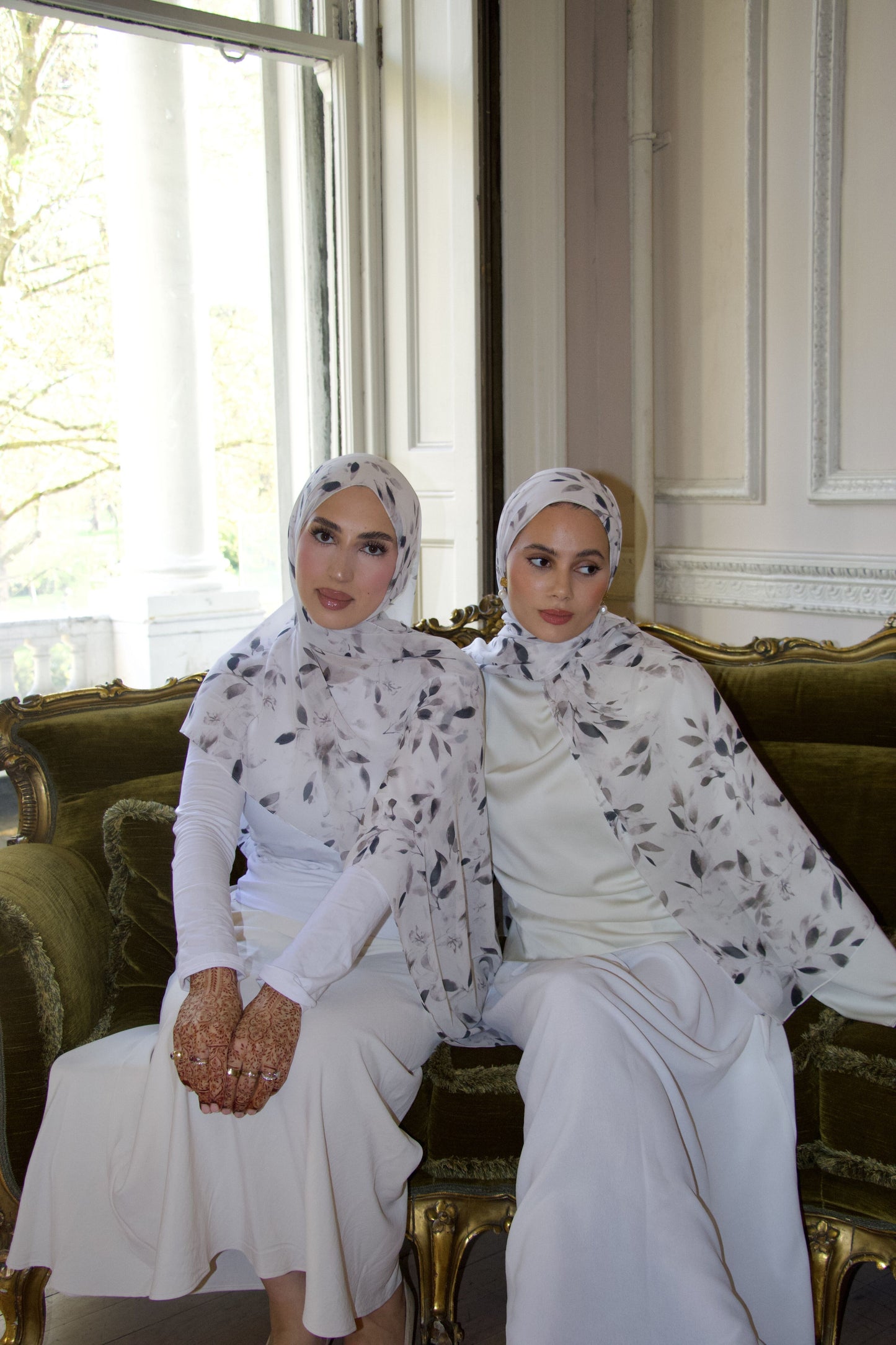 Ayrah Botanical ~Printed Scarves