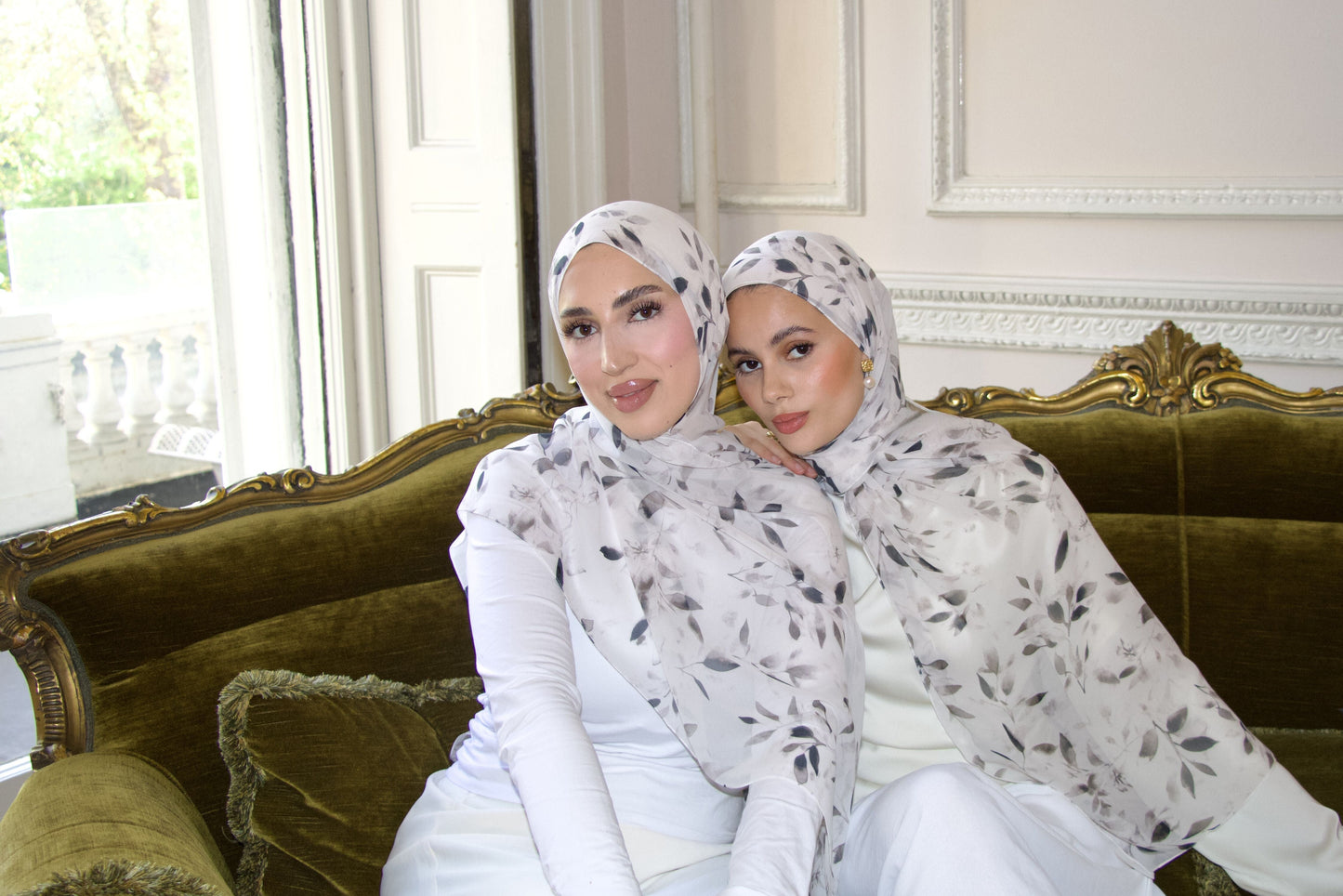 Ayrah Botanical ~Printed Scarves